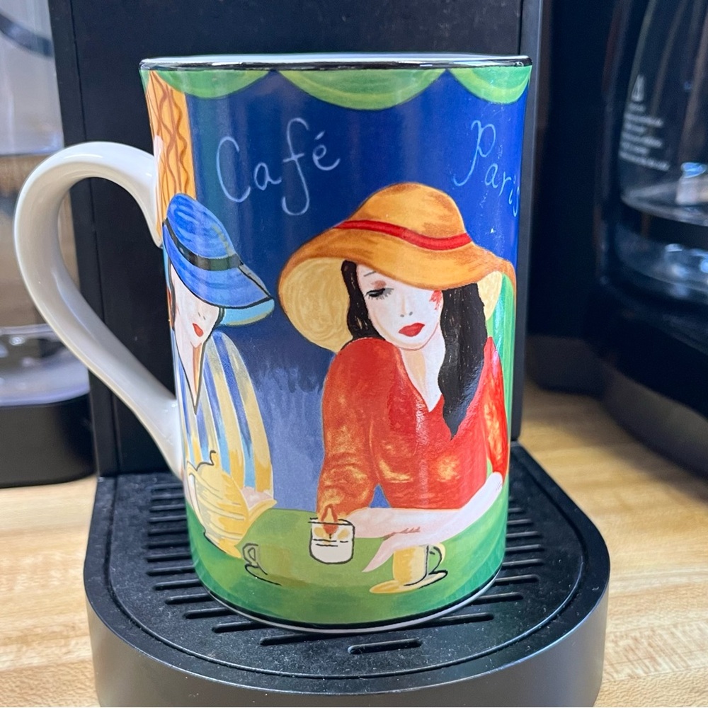 Café Paris Mug by Sango Vintage 90s